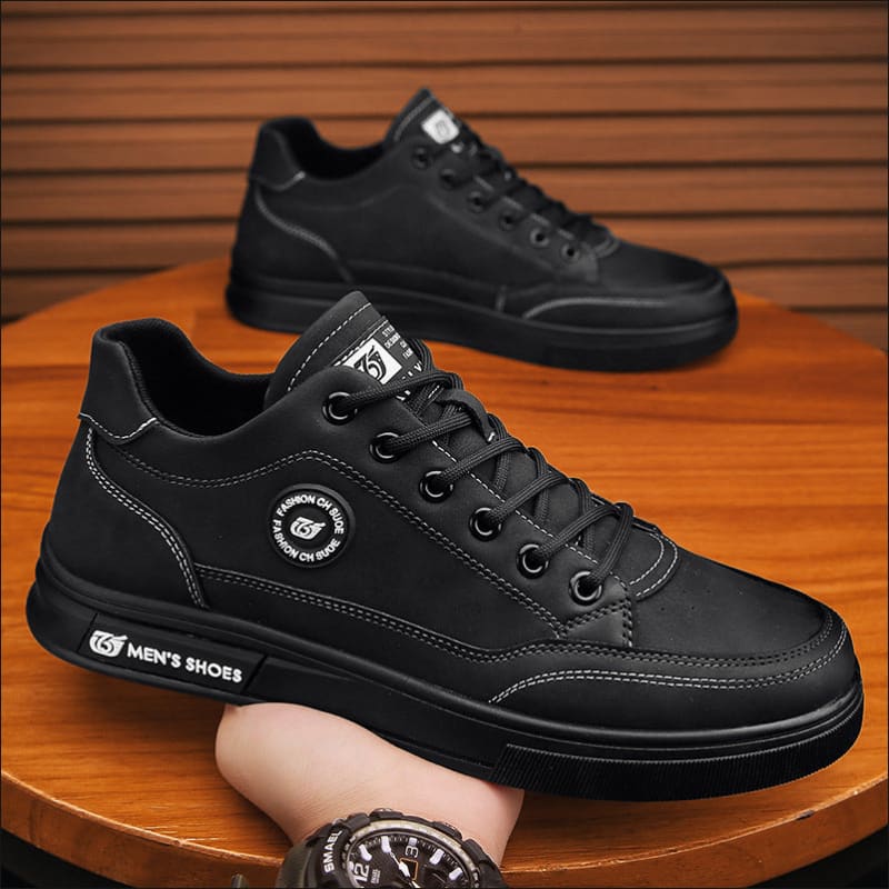 Men’s British Style Soft Soled Casual Trendy Shoes black