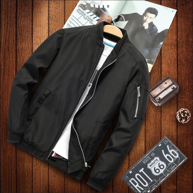 Timeless Harrington Style Jacket for Men black / M