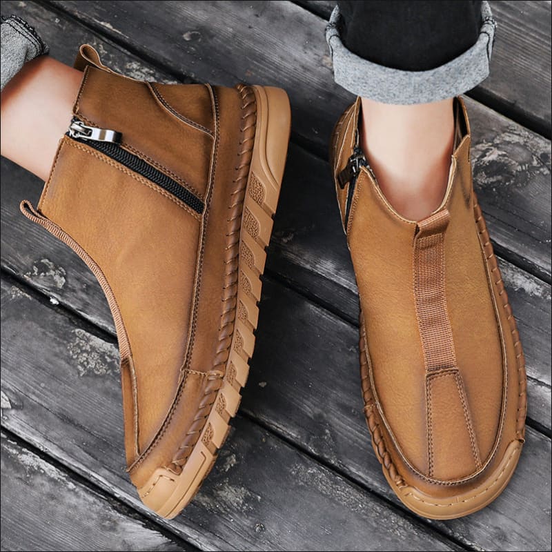 Casual Round Toe Winter Martin Boots for Men