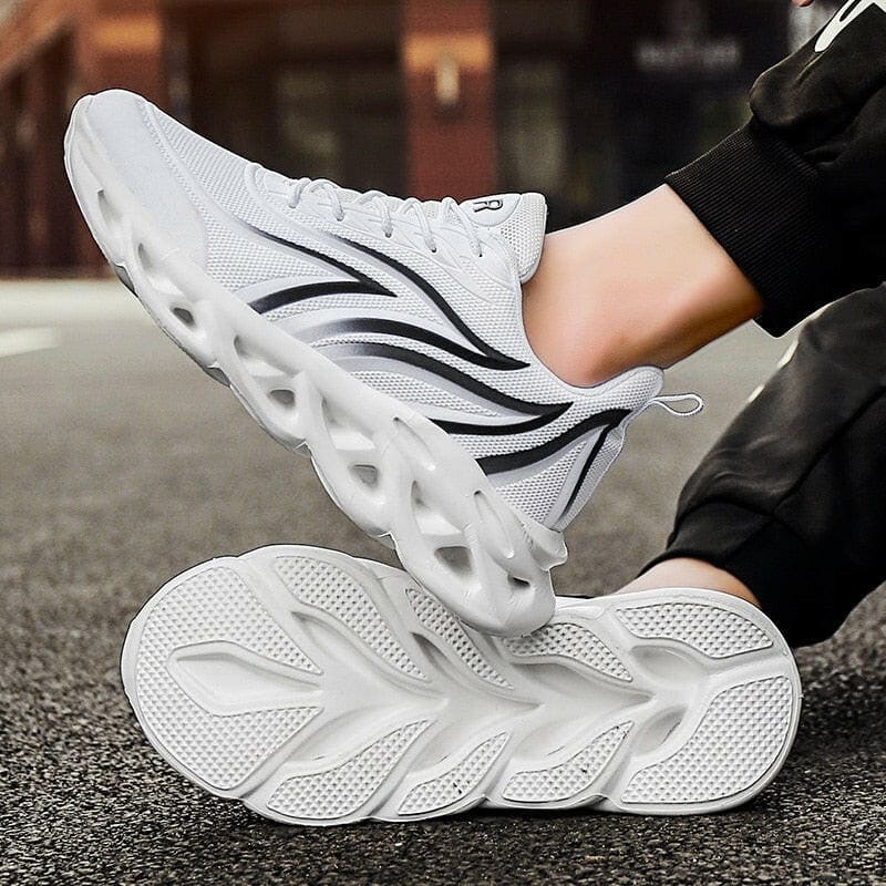 Mens Flame Printed Comfortable Sneakers for Style