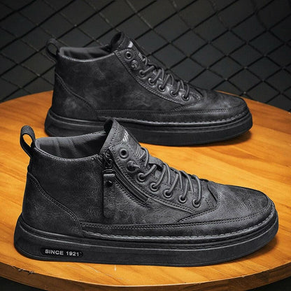 Mens High Top Casual Shoes Versatile Boots for Style 928