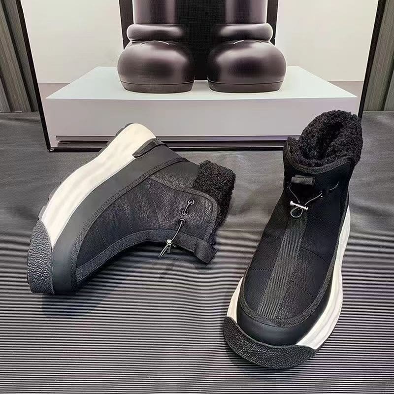 Mens High-Top Platform Shoes Plush Lined Winter UGGs