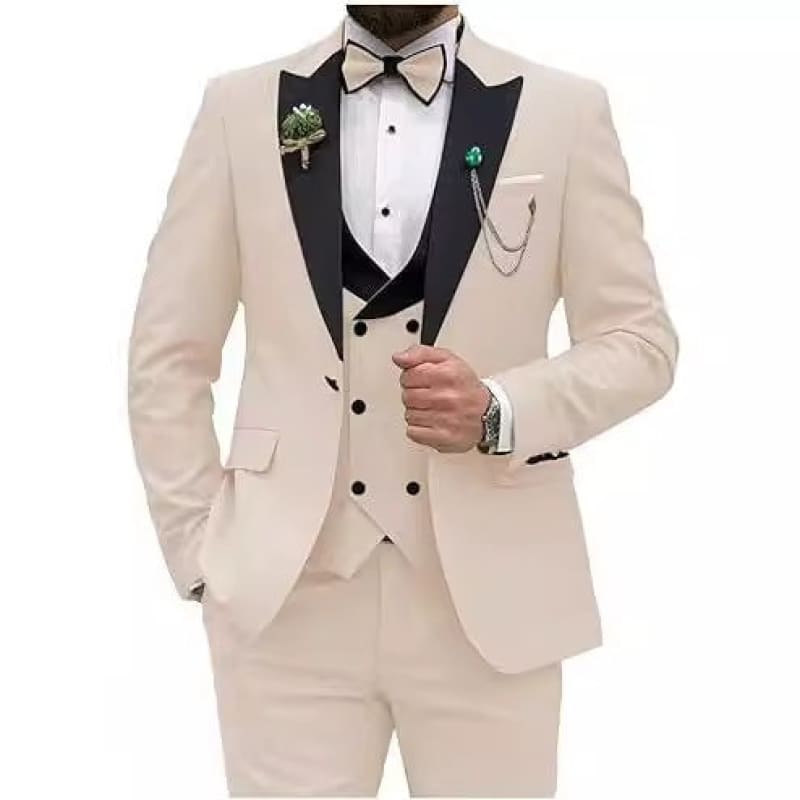 Mens Three-Piece Slim Fit Suit in 11 Colors