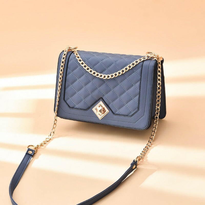 Minimalist One Shoulder Crossbody Bag for Summer Haze Blue