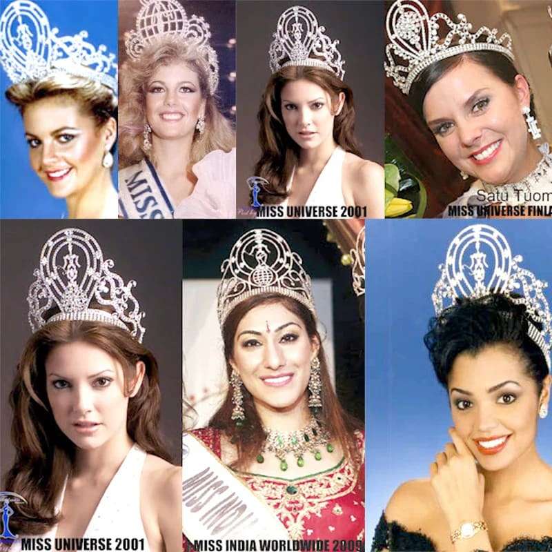 Miss Universe Large Adjustable Headband Crown