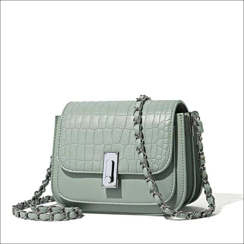 New Light Luxury Chain Shoulder Bag for Style Green