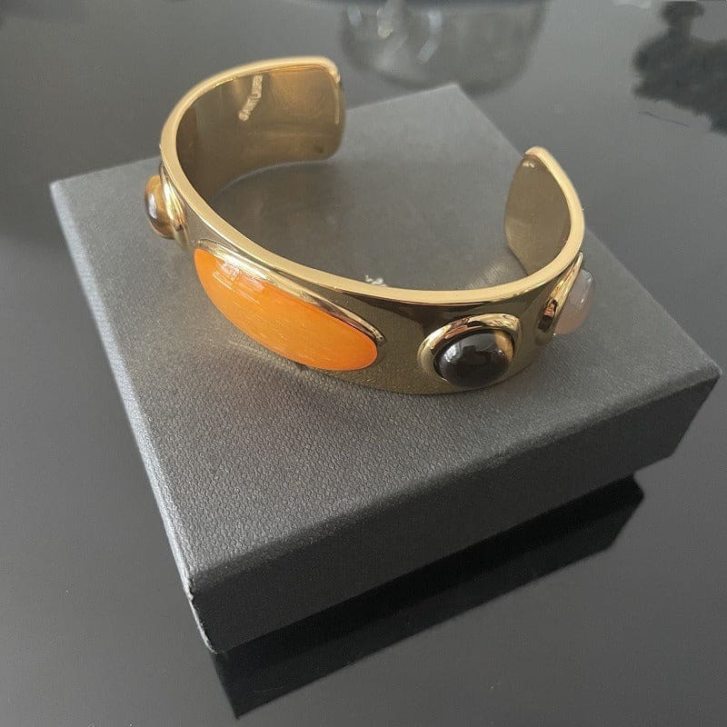 Luxury Antique Style Retro Natural Stone Bracelet