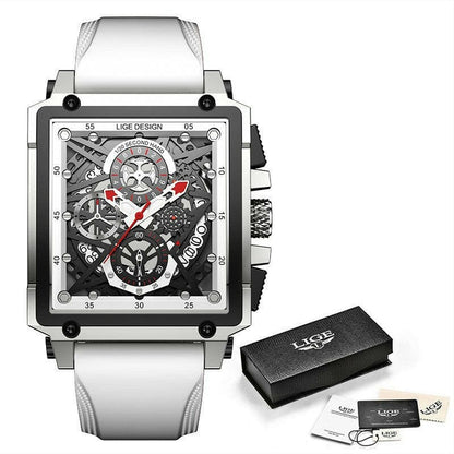 New Men’s Square Multifunction Chronograph 30M Waterproof