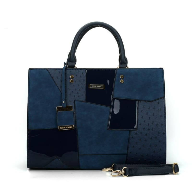 New Tote Bag Large Capacity Handbag for Women Blue