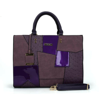 New Tote Bag Large Capacity Handbag for Women Purple