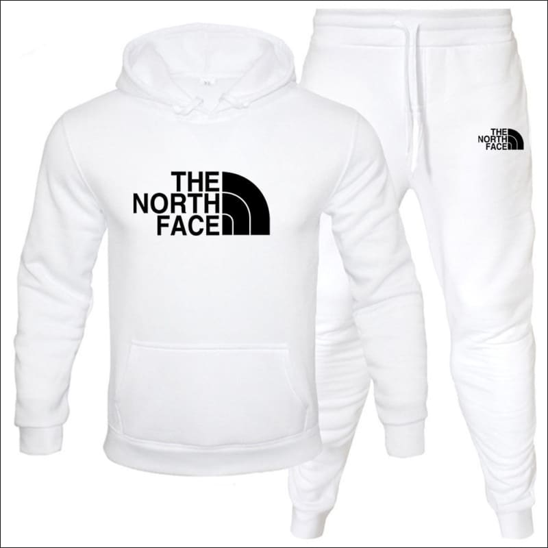 North Face Printed Fleece Hoodie and Jogger Set 22# / S