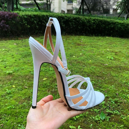 Plus Size Drag Queen Stiletto Sandals 13.5cm High Heel