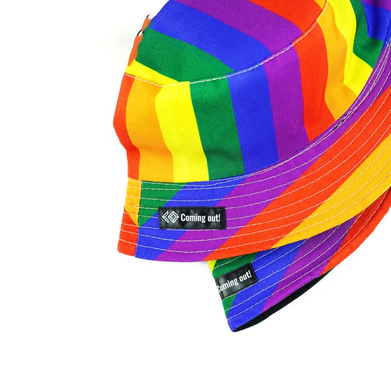 Rainbow Gay Pride Coming Out LGBT Hat Rainbow