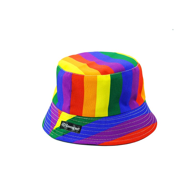 Rainbow Gay Pride Coming Out LGBT Hat Rainbow