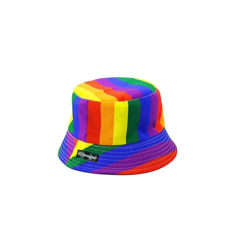 Rainbow Gay Pride Coming Out LGBT Hat Rainbow