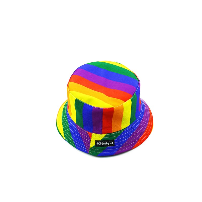 Rainbow Gay Pride Coming Out LGBT Hat Rainbow