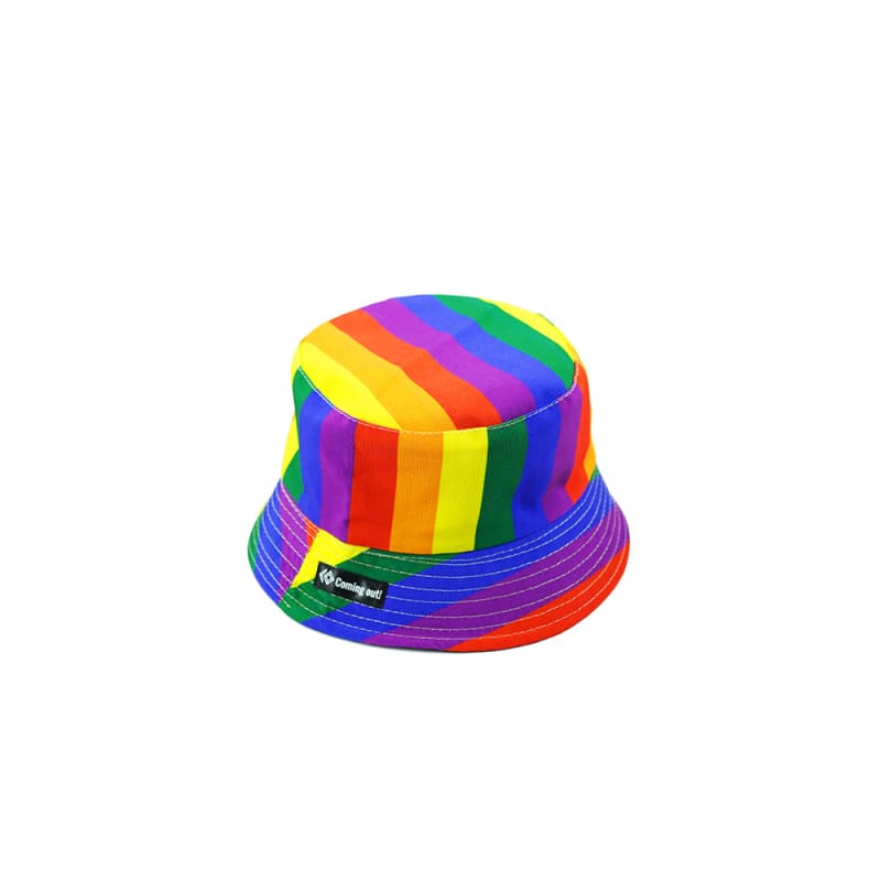 Rainbow Gay Pride Coming Out LGBT Hat Rainbow