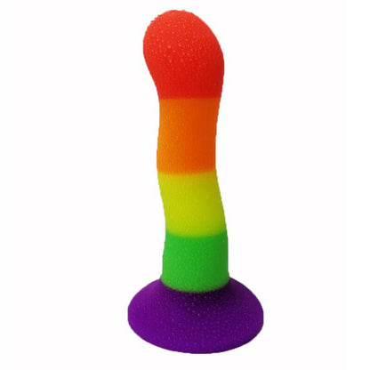 Rainbow Pride Colour Special Shaped Silicone Butt Plug