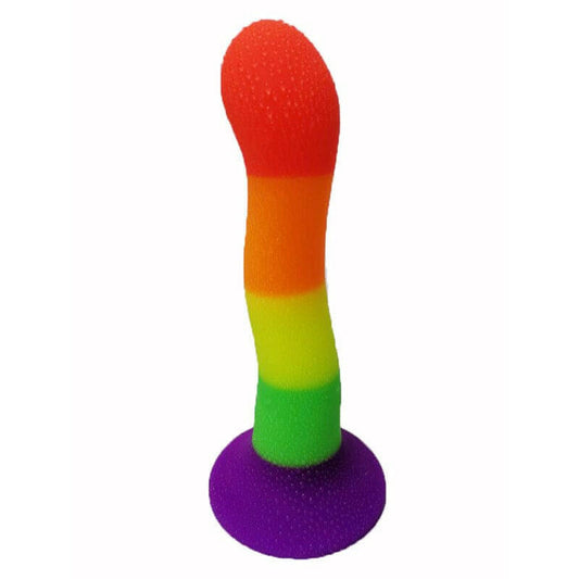 Rainbow Pride Colour Special Shaped Silicone Butt Plug