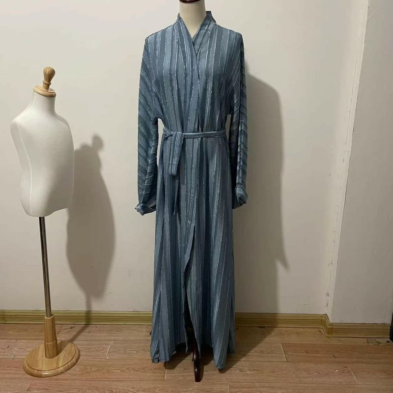 Ramadan Eid Djellaba Abaya Long Sleeve Muslim Dress