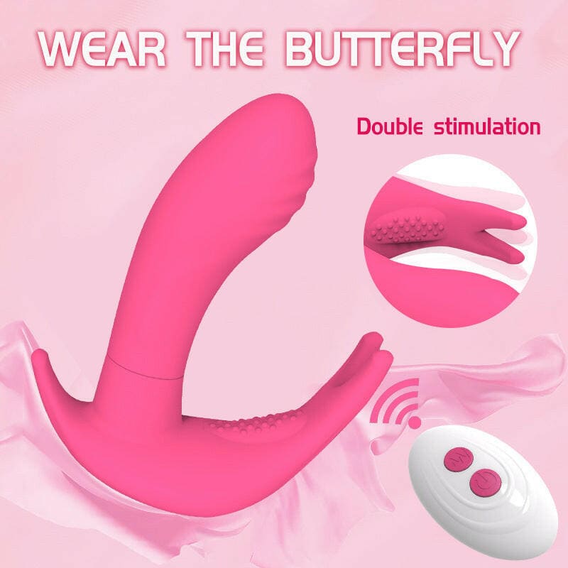 Remote Control Butterfly Female Vibrator Orgasm Toy