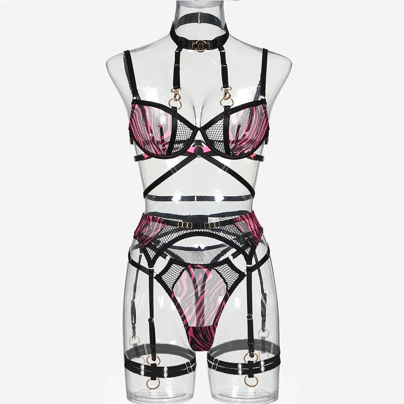 Sexy Halter Mesh Lingerie Set | Ignite Your Passion