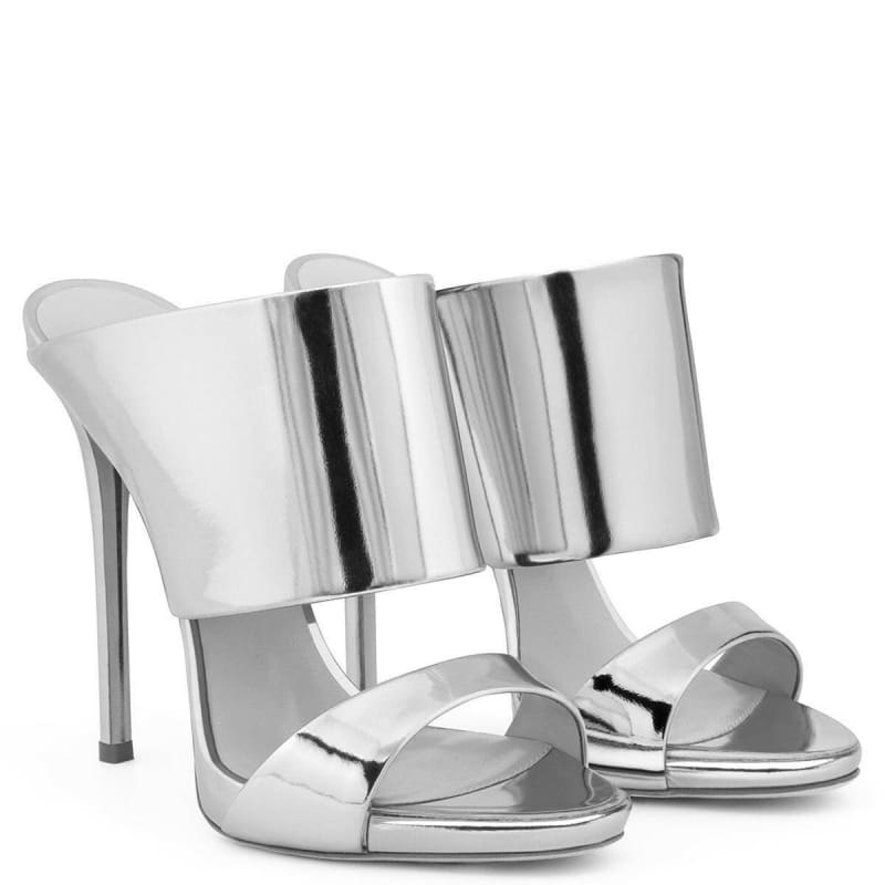 Shiny High Heeled Luxury Open Toe Sandals Online