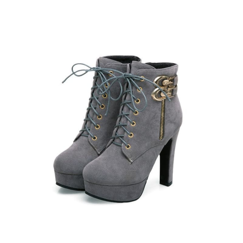 Plus Size Short Ankle Boots for Drag Queens