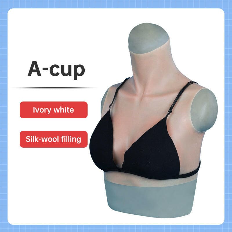 Black bra displayed on a mannequin torso.