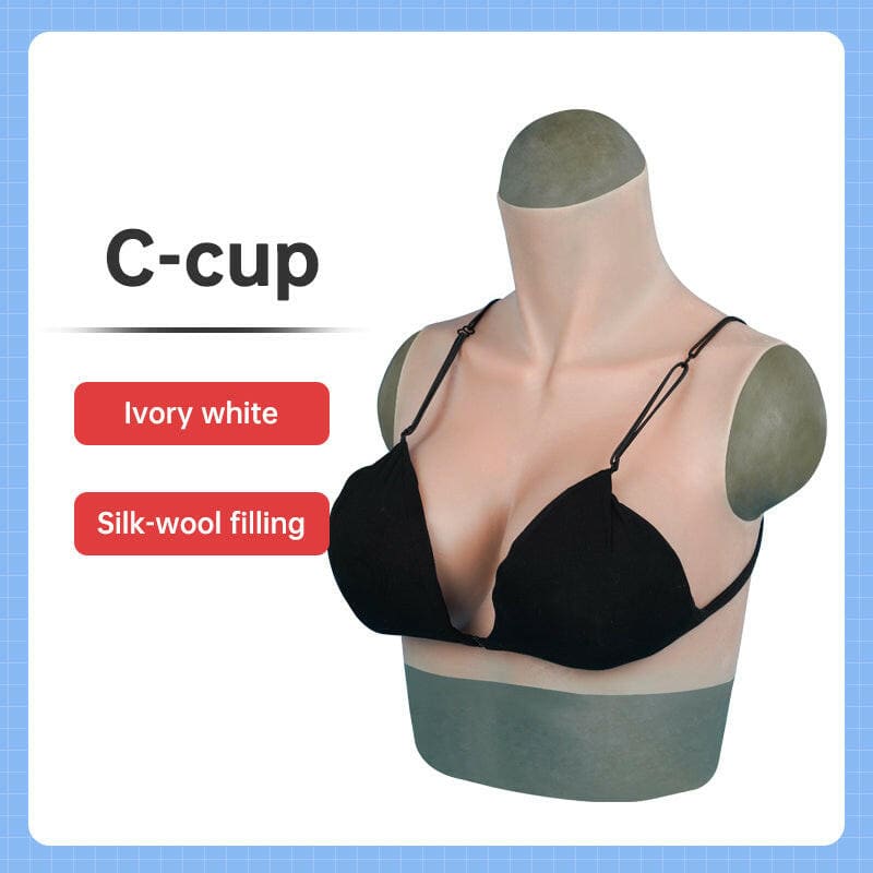 Black bra displayed on a mannequin torso.