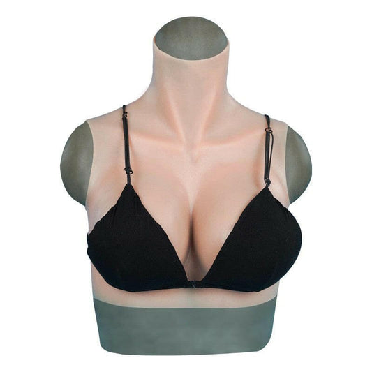 Black triangle bra displayed on a mannequin torso.