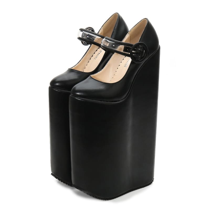 Sissy Pumps Retro Platform Heels 30cm High Heel Shoes