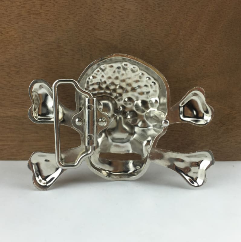 Skull Rhinestone Diamante Belt Buckle for Casual Style