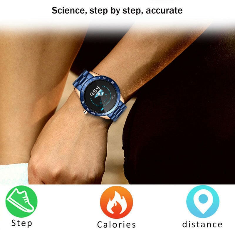 Smart Watch Heart Rate Steps Blood Pressure Detection