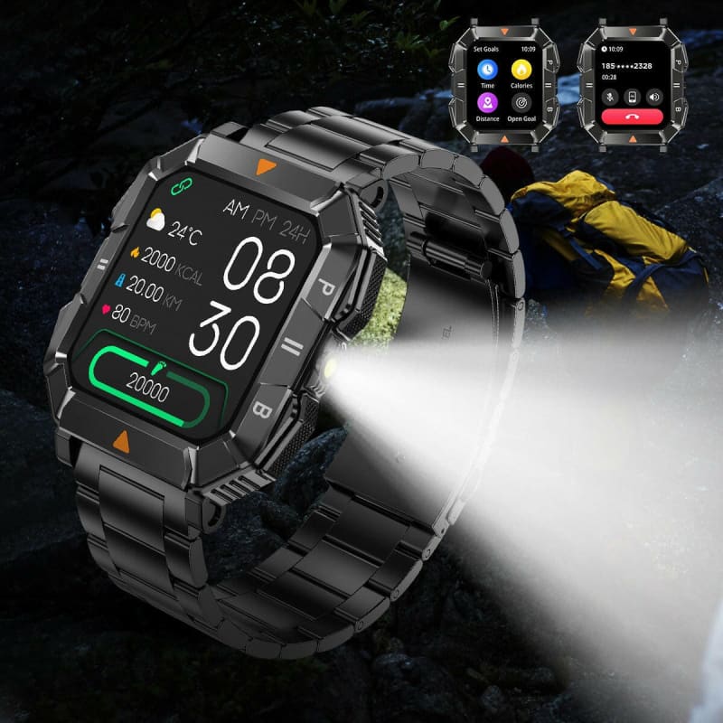 Smartwatch Bluetooth Waterproof Heart Rate Oxygen Monitor