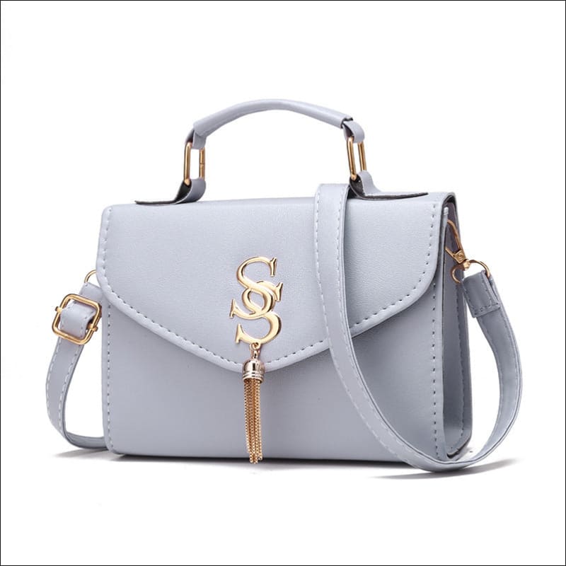 Stylish Fashion Shoulder Messenger Handbag for Elegance Gray