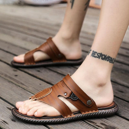 Summer Flip-Flops Mens Daily Sandals for Beach Wear