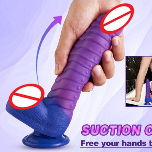 Telescopic Swingsuction Dildo Heating Court Vibrator