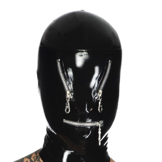 Tight Smooth Latex Mask Head Cover - Pleasures and Sins