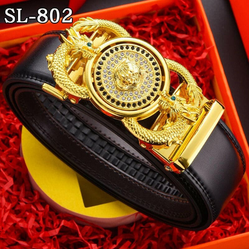 Timeless Belt Mens Genuine Leather Automatic Style 802