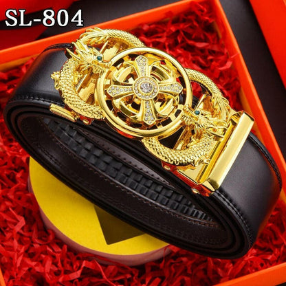 Timeless Belt Mens Genuine Leather Automatic Style 804