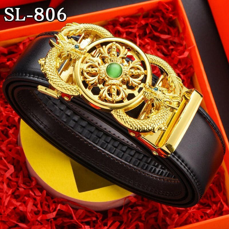 Timeless Belt Mens Genuine Leather Automatic Style 806