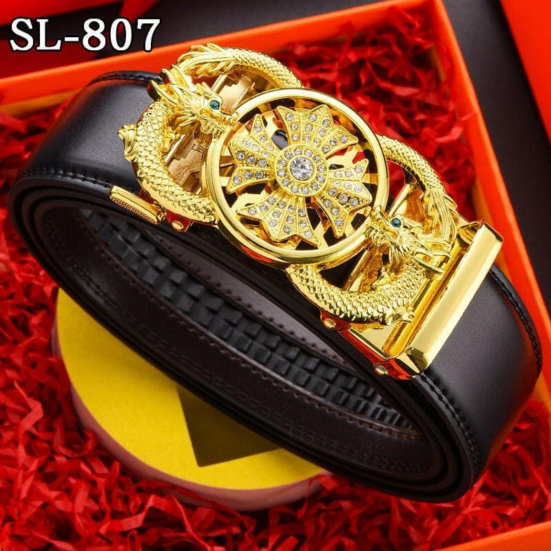 Timeless Belt Mens Genuine Leather Automatic Style 807