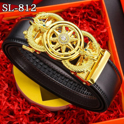 Timeless Belt Mens Genuine Leather Automatic Style 812