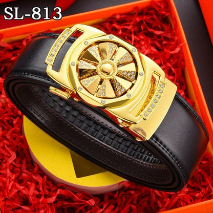 Timeless Belt Mens Genuine Leather Automatic Style 813