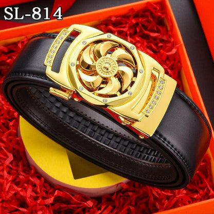 Timeless Belt Mens Genuine Leather Automatic Style 814