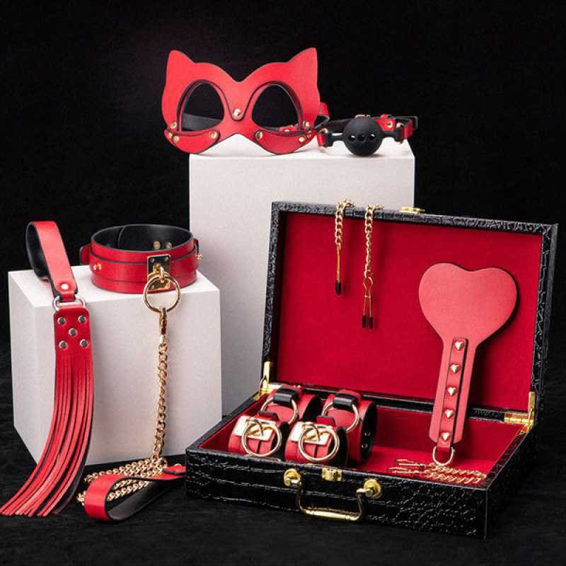 Training Handcuffs and Bedroom Set in Stunning Gift Box B