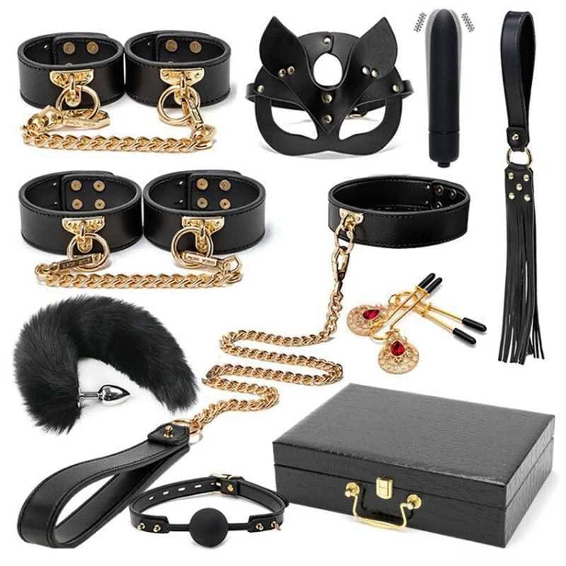 Training Handcuffs And Bedroom Set In Stunning Gift Box High-end Quality - Pleasures and Sins