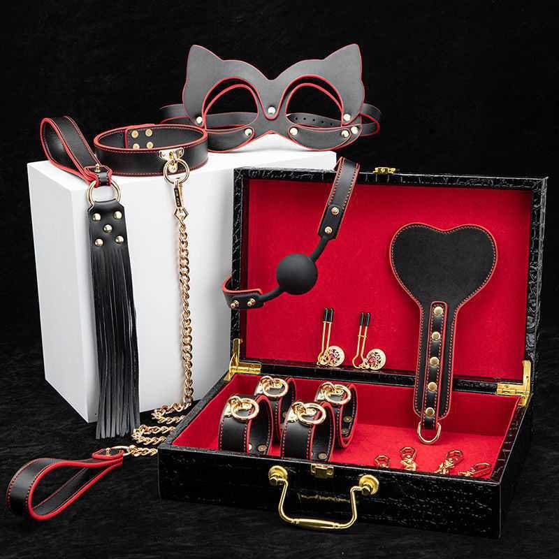 Training Handcuffs And Bedroom Set In Stunning Gift Box High-end Quality - Pleasures and Sins
