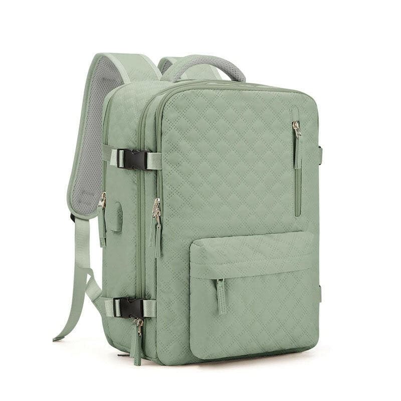 Large Capacity Unisex Travel Bag in Military Green Grey